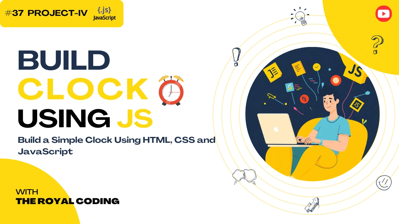 Build Simple Clock using HTML, CSS and JS