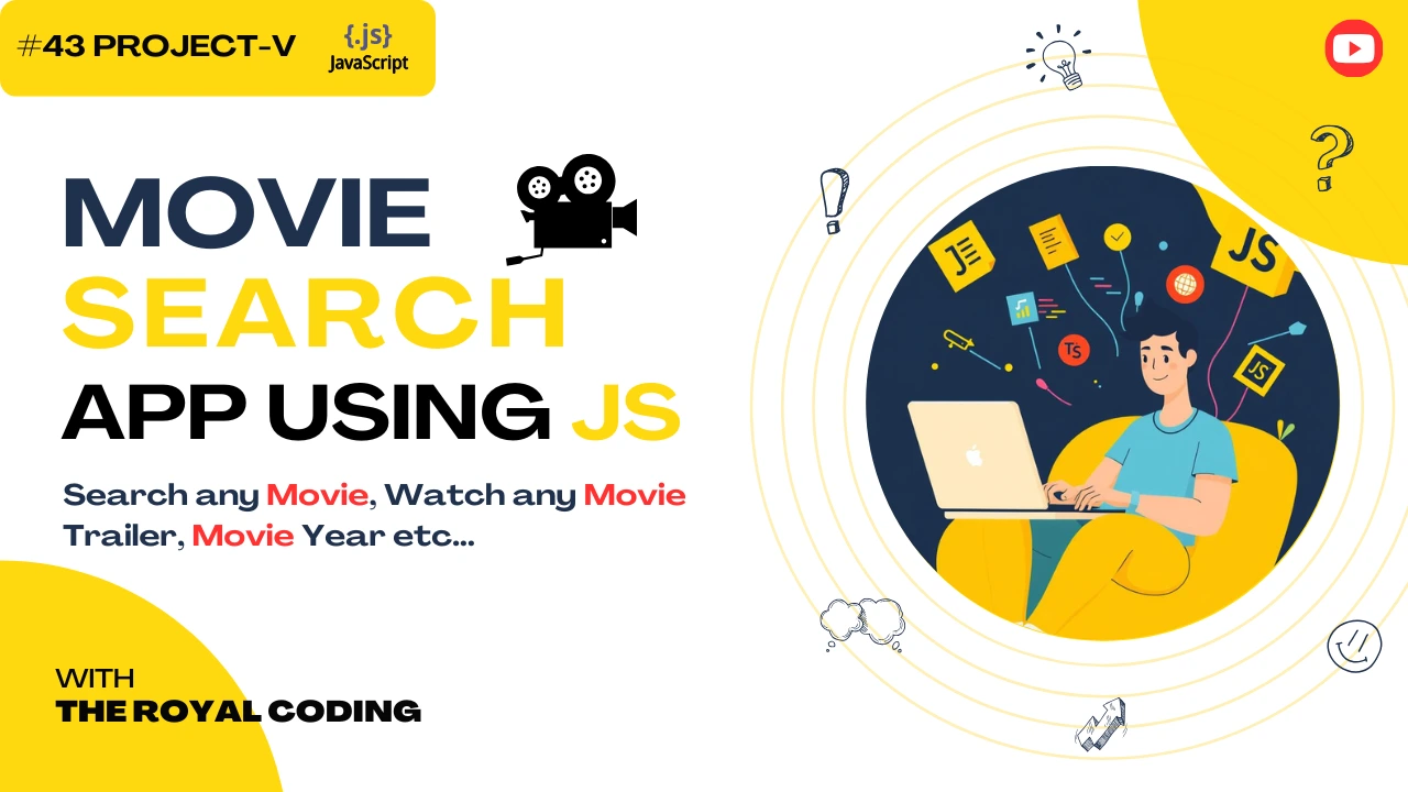 Movie Search App using HTML, CSS and JS